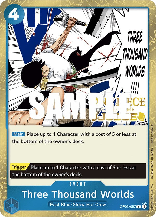 Three Thousand Worlds (Judge Pack Vol. 2) [One Piece Promotion Cards] | Cards and Coasters CA