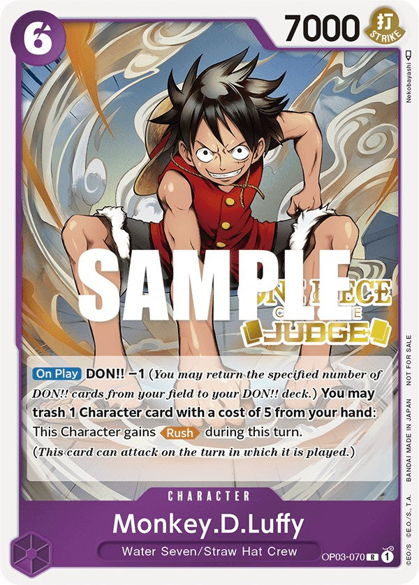 Monkey.D.Luffy (Judge Pack Vol. 2) [One Piece Promotion Cards] | Cards and Coasters CA