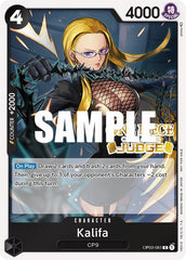 Kalifa (Judge Pack Vol. 2) [One Piece Promotion Cards] | Cards and Coasters CA