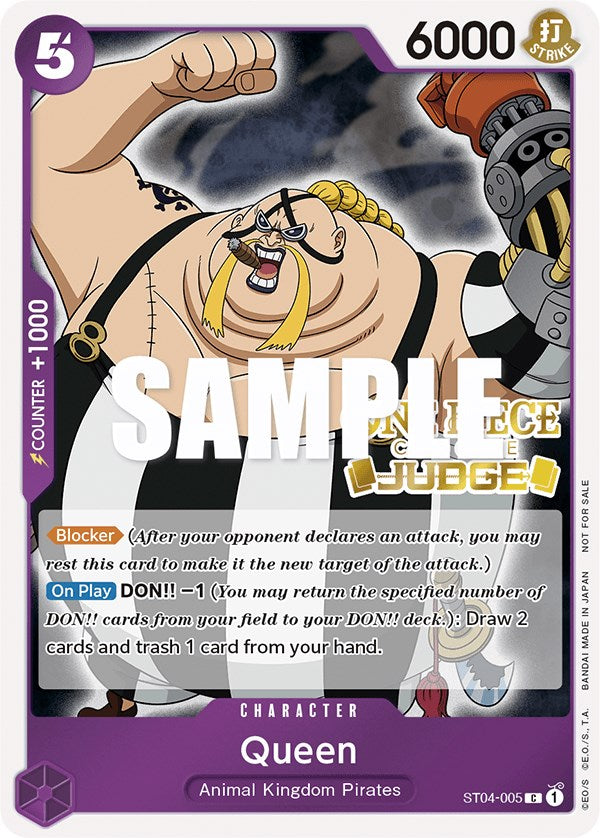 Queen (Judge Pack Vol. 2) [One Piece Promotion Cards] | Cards and Coasters CA