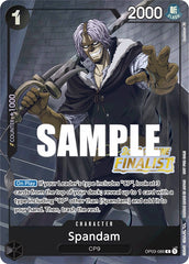 Spandam (Offline Regional 2023) [Finalist] [One Piece Promotion Cards] | Cards and Coasters CA