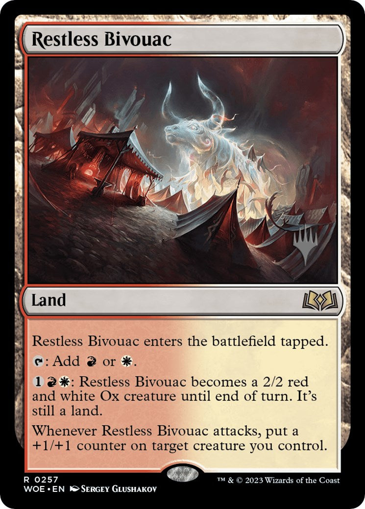 Restless Bivouac (Promo Pack) [Wilds of Eldraine Promos] | Cards and Coasters CA