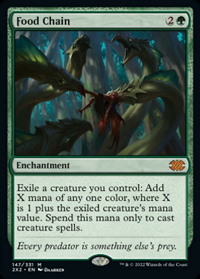 Food Chain [Double Masters 2022] | Cards and Coasters CA