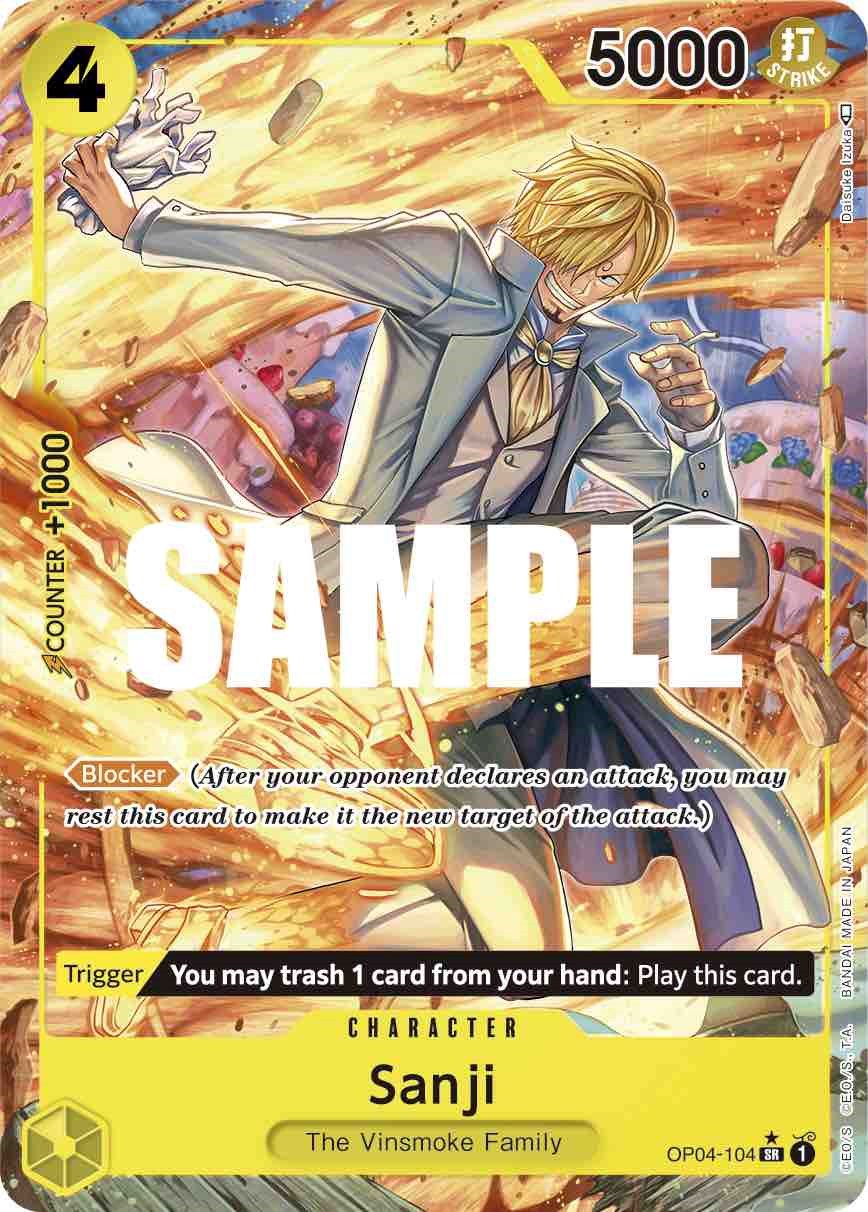 Sanji (Alternate Art) [Kingdoms of Intrigue] | Cards and Coasters CA