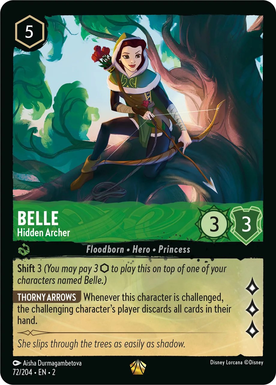 Belle - Hidden Archer (72/204) [Rise of the Floodborn] | Cards and Coasters CA