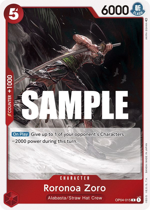 Roronoa Zoro [Kingdoms of Intrigue] | Cards and Coasters CA