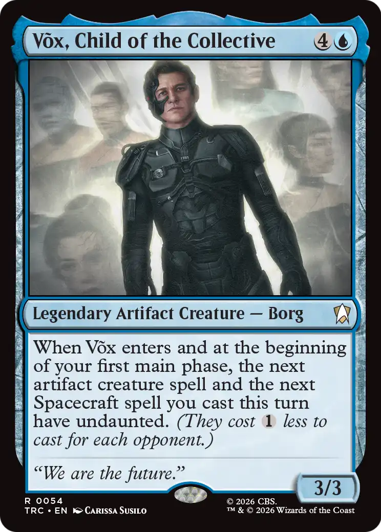Vox, Child of the Collective [Star Trek Commander] | Cards and Coasters CA