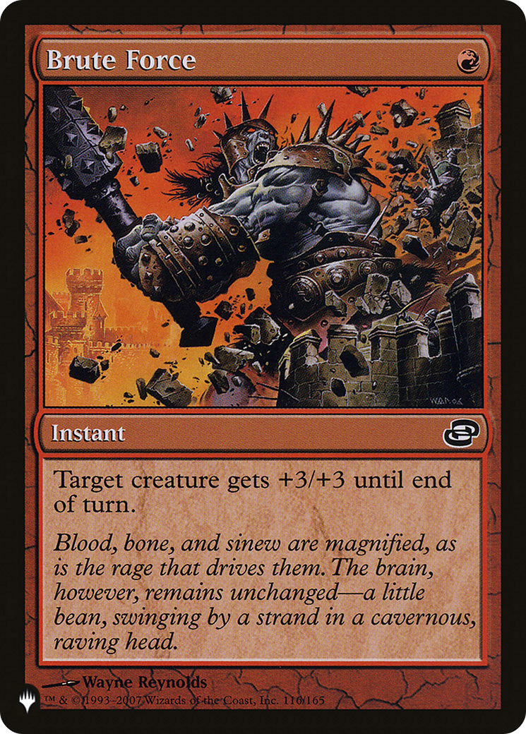 Brute Force [The List] | Cards and Coasters CA