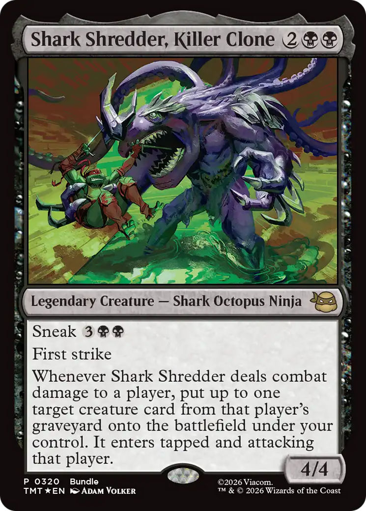 Shark Shredder, Killer Clone [Teenage Mutant Ninja Turtles Promos] | Cards and Coasters CA