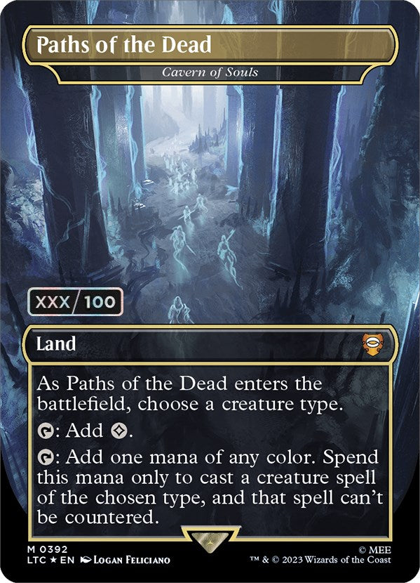 Paths of the Dead - Cavern of Souls (Serialized) [The Lord of the Rings: Tales of Middle-Earth Commander] | Cards and Coasters CA