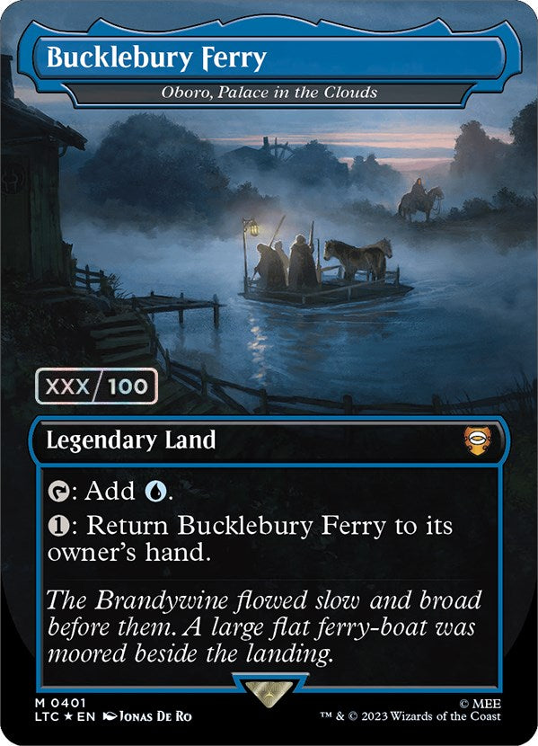 Bucklebury Ferry - Oboro, Palace in the Clouds (Serialized) [The Lord of the Rings: Tales of Middle-Earth Commander] | Cards and Coasters CA