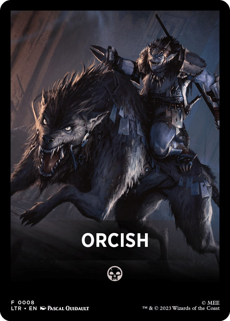 Orcish Theme Card [The Lord of the Rings: Tales of Middle-Earth] | Cards and Coasters CA