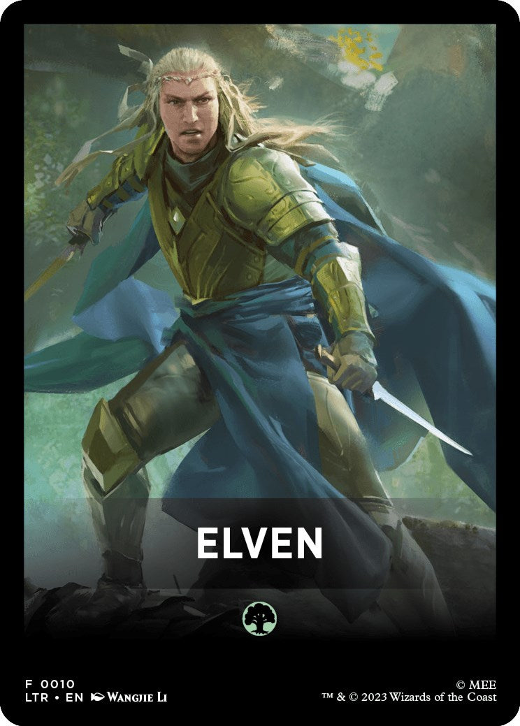 Elven Theme Card [The Lord of the Rings: Tales of Middle-Earth] | Cards and Coasters CA