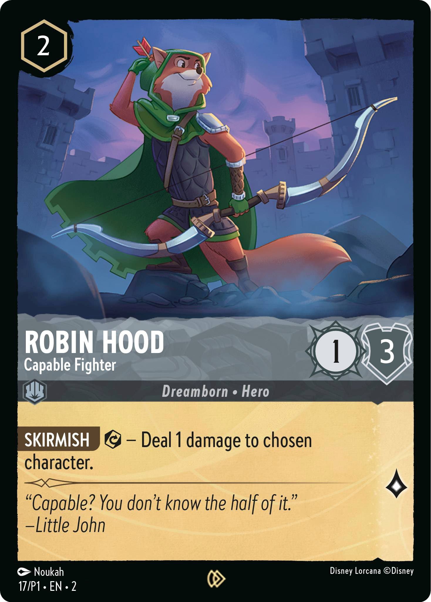 Robin Hood - Capable Fighter (17) [Promo Cards] | Cards and Coasters CA