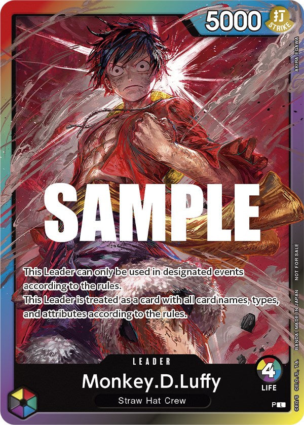 Monkey.D.Luffy (Leader Pack) (Sealed Battle 2023 Vol. 1) [One Piece Promotion Cards] | Cards and Coasters CA