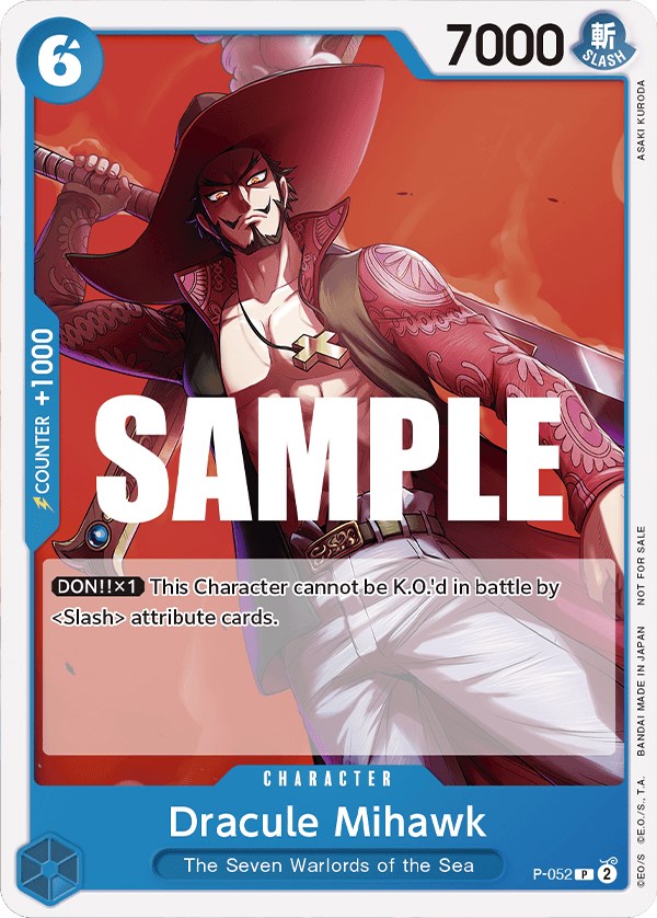 Dracule Mihawk (Sealed Battle Kit Vol. 1) [One Piece Promotion Cards] | Cards and Coasters CA