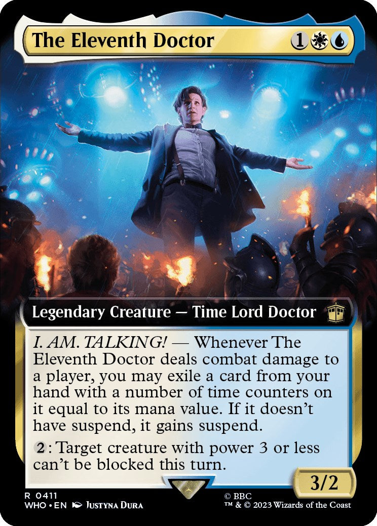 The Eleventh Doctor (Extended Art) [Doctor Who] | Cards and Coasters CA
