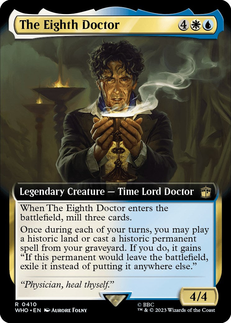 The Eighth Doctor (Extended Art) [Doctor Who] | Cards and Coasters CA
