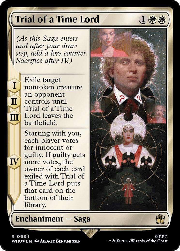 Trial of a Time Lord (Surge Foil) [Doctor Who] | Cards and Coasters CA