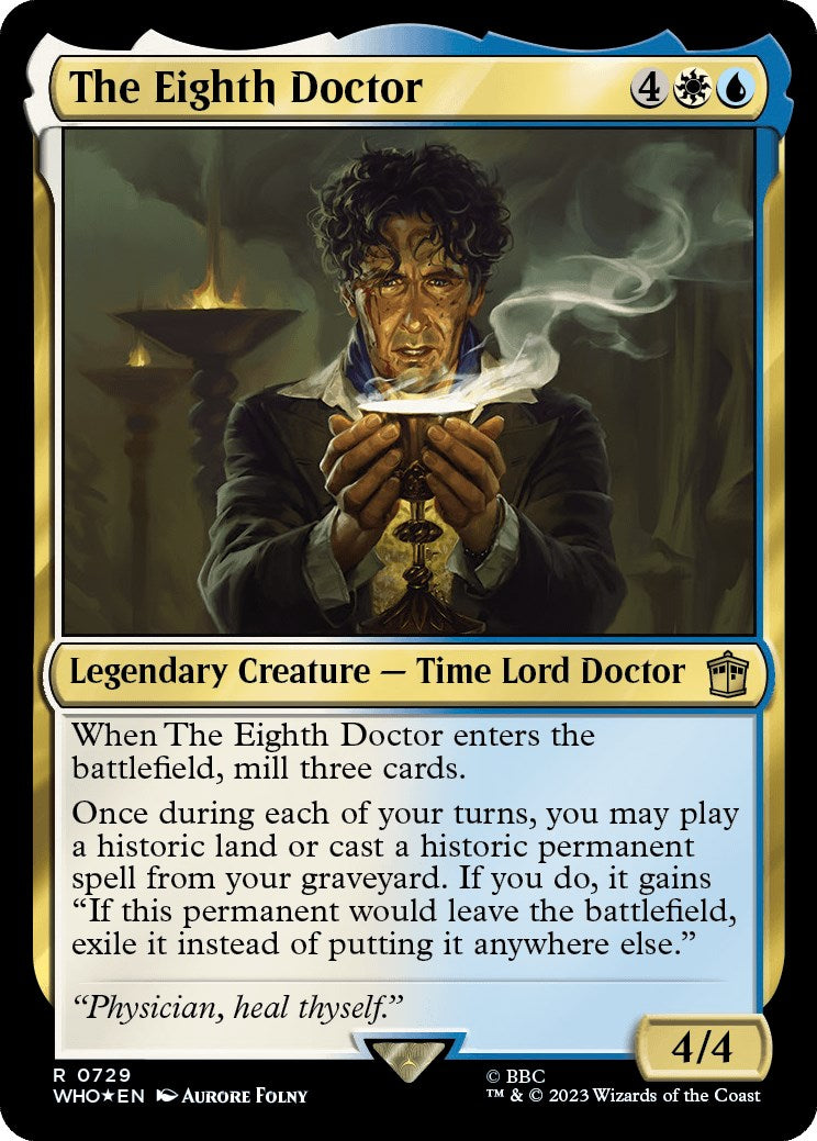 The Eighth Doctor (Surge Foil) [Doctor Who] | Cards and Coasters CA