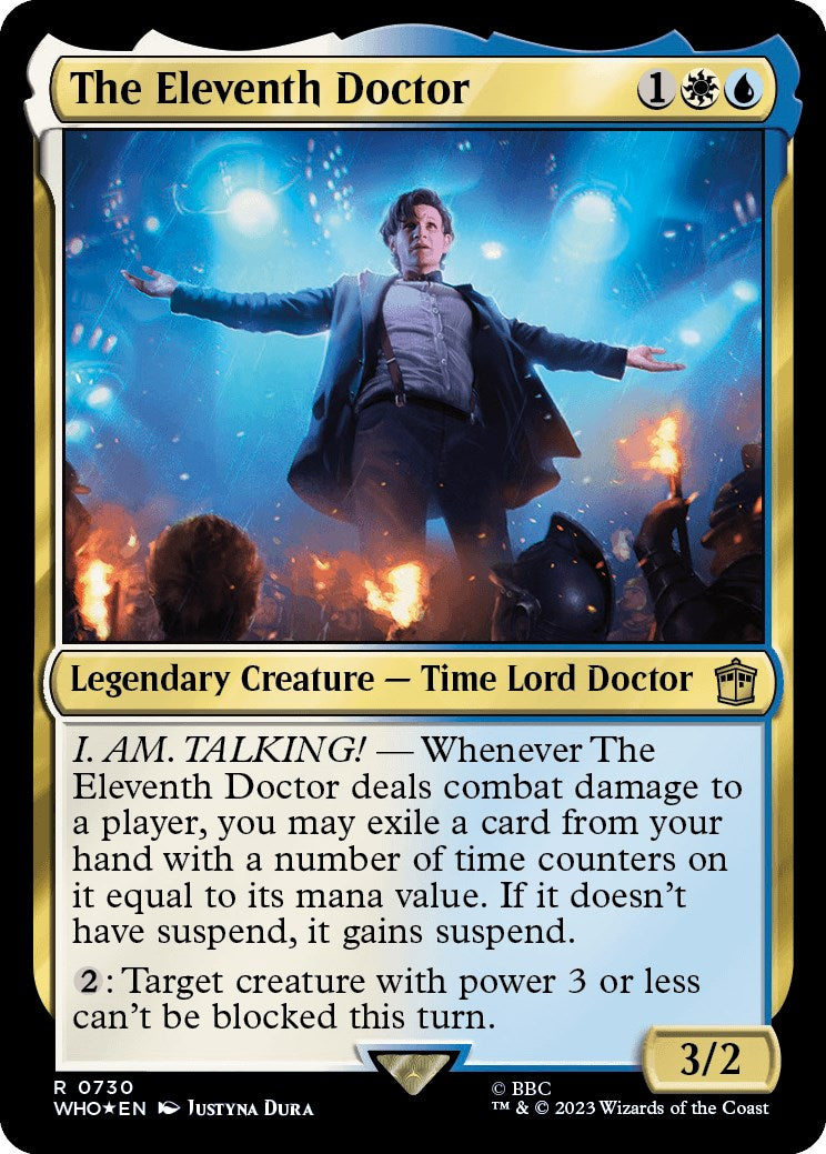 The Eleventh Doctor (Surge Foil) [Doctor Who] | Cards and Coasters CA