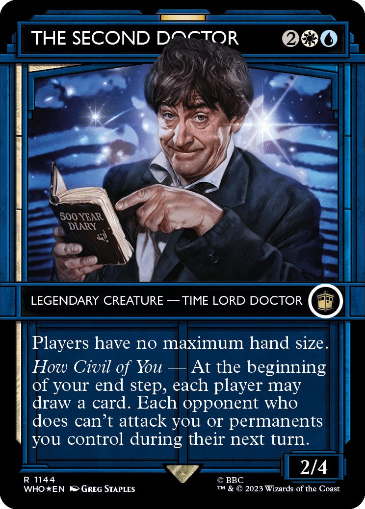 The Second Doctor (Showcase) (Surge Foil) [Doctor Who] | Cards and Coasters CA
