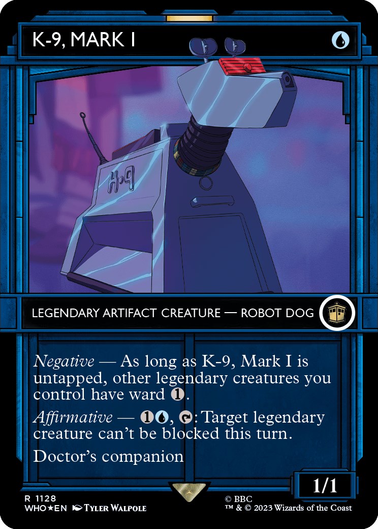 K-9, Mark I (Showcase) (Surge Foil) [Doctor Who] | Cards and Coasters CA