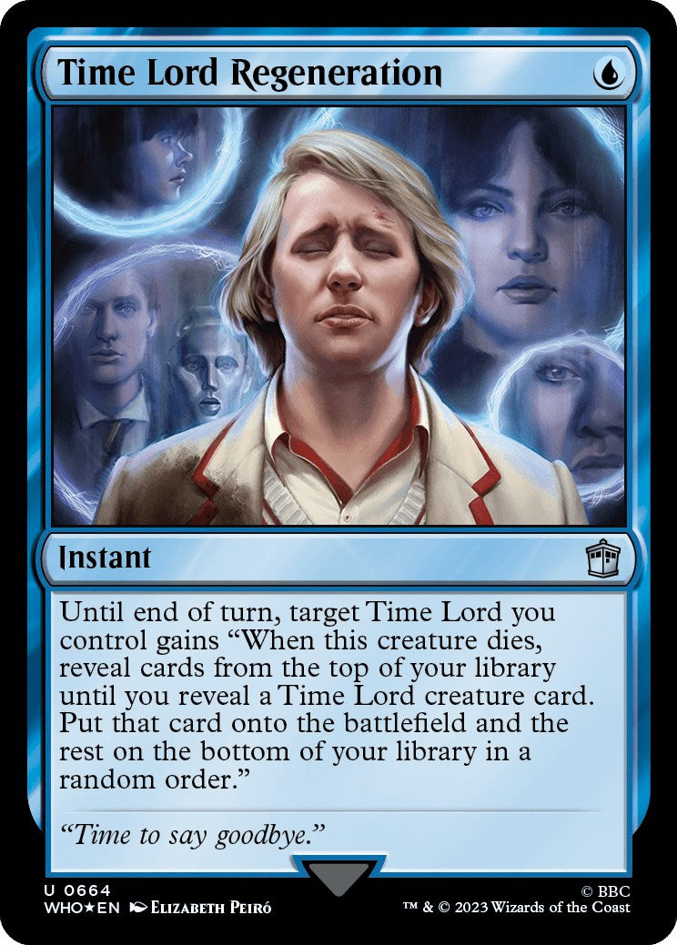Time Lord Regeneration (Surge Foil) [Doctor Who] | Cards and Coasters CA