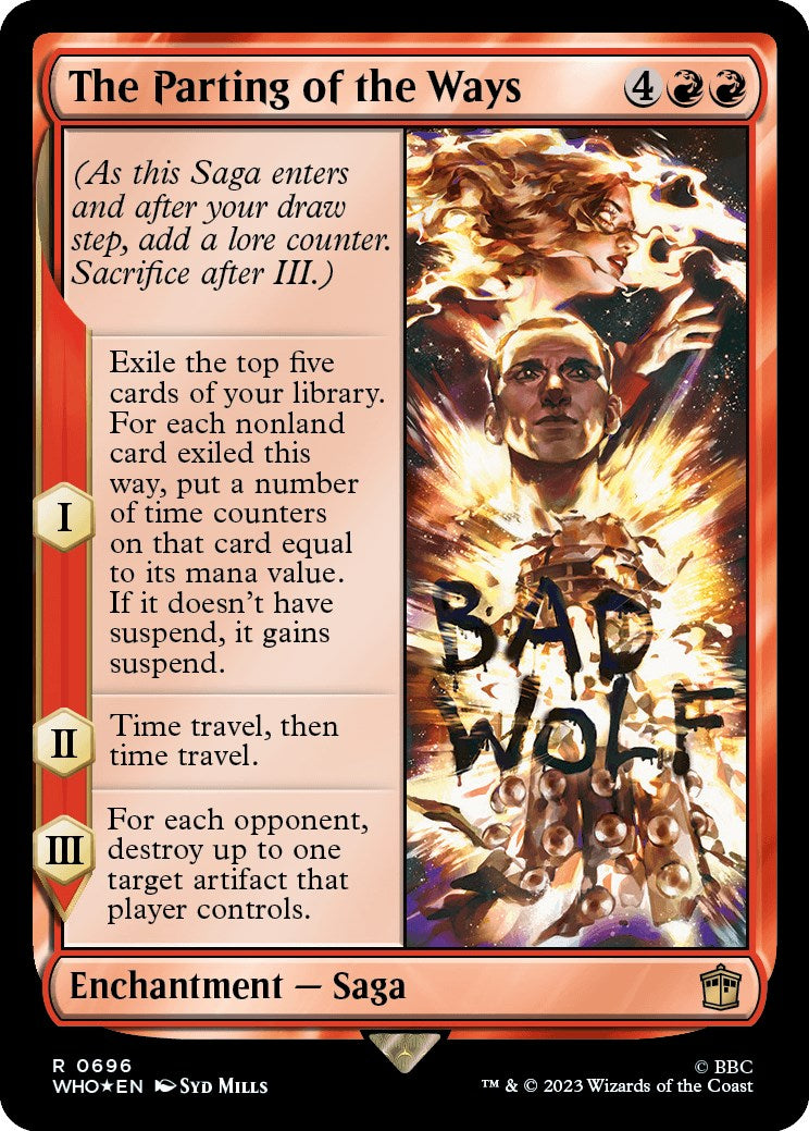 The Parting of the Ways (Surge Foil) [Doctor Who] | Cards and Coasters CA
