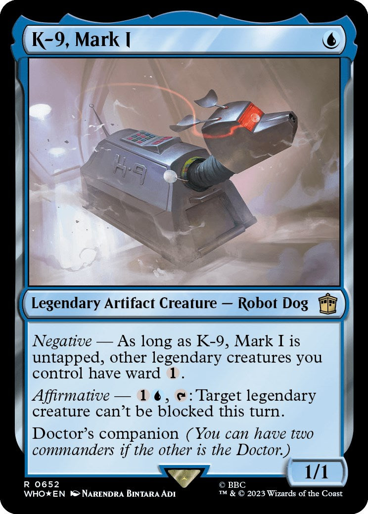 K-9, Mark I (Surge Foil) [Doctor Who] | Cards and Coasters CA