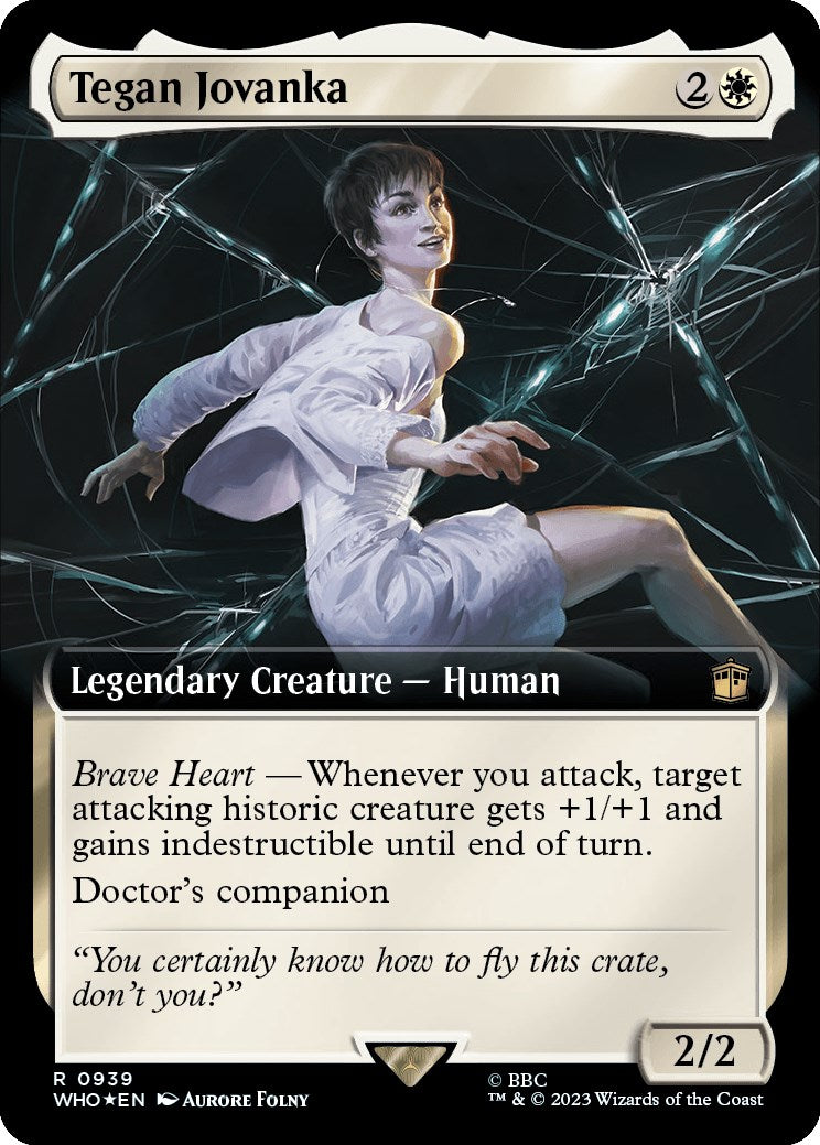 Tegan Jovanka (Extended Art) (Surge Foil) [Doctor Who] | Cards and Coasters CA