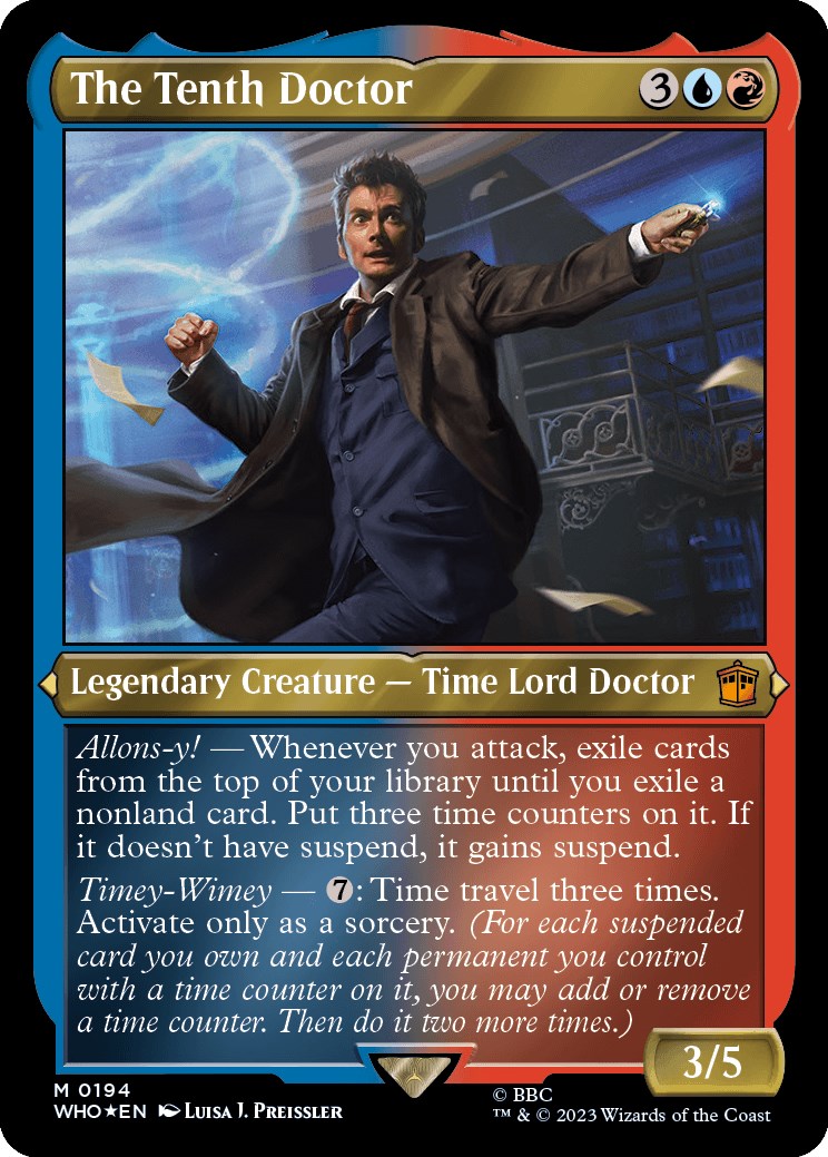 The Tenth Doctor (Display Commander) [Doctor Who] | Cards and Coasters CA