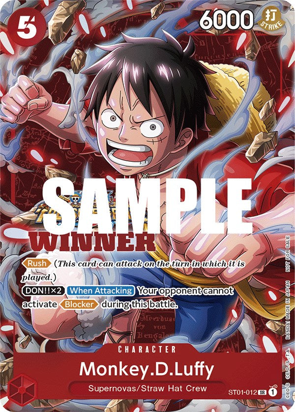 Monkey.D.Luffy (Winner Pack Vol. 5) [One Piece Promotion Cards] | Cards and Coasters CA