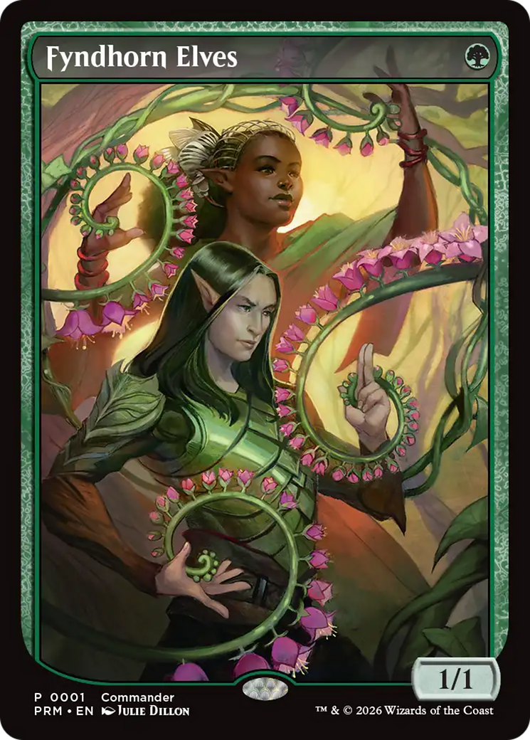 Fyndhorn Elves (CommandFest 2026) [MagicFest 2026] | Cards and Coasters CA
