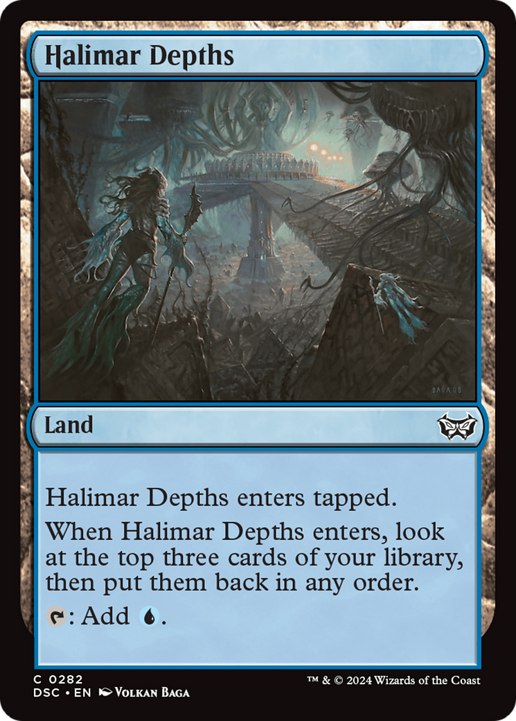 Halimar Depths [Duskmourn: House of Horror Commander] | Cards and Coasters CA