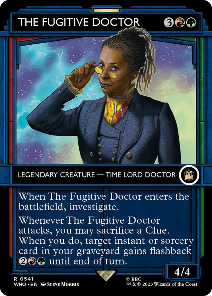 The Fugitive Doctor (Showcase) [Doctor Who] | Cards and Coasters CA