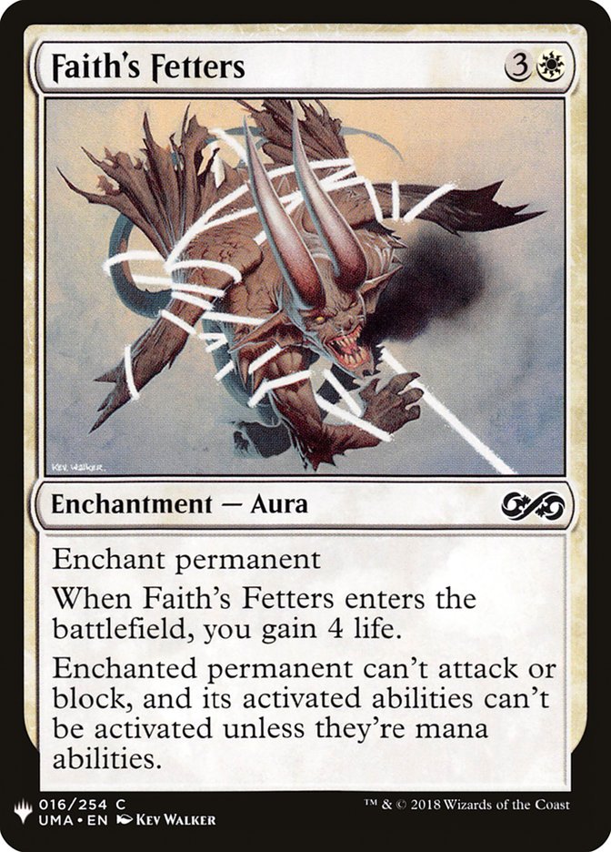 Faith's Fetters [Mystery Booster] | Cards and Coasters CA