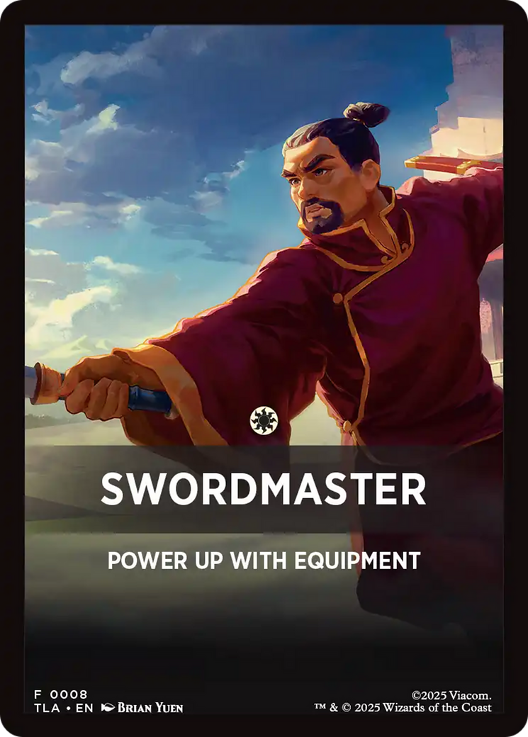 Swordmaster Theme Card [Avatar: The Last Airbender Tokens] | Cards and Coasters CA