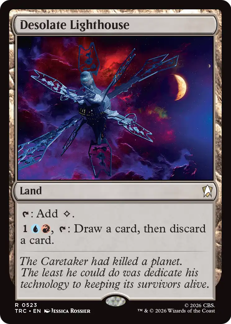 Desolate Lighthouse [Star Trek Commander] | Cards and Coasters CA