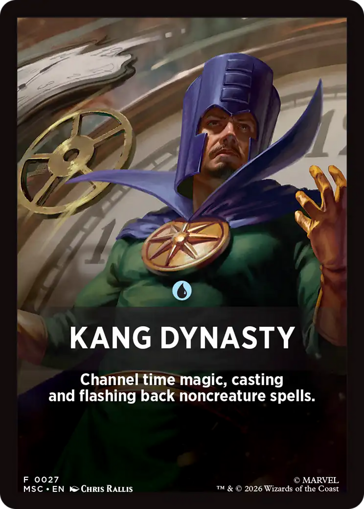 Kang Dynasty Theme Card [Marvel Super Heroes Commander] | Cards and Coasters CA