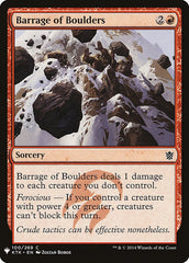 Barrage of Boulders [Mystery Booster] | Cards and Coasters CA