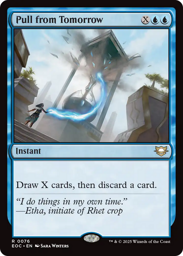 Pull from Tomorrow [Edge of Eternities Commander] | Cards and Coasters CA
