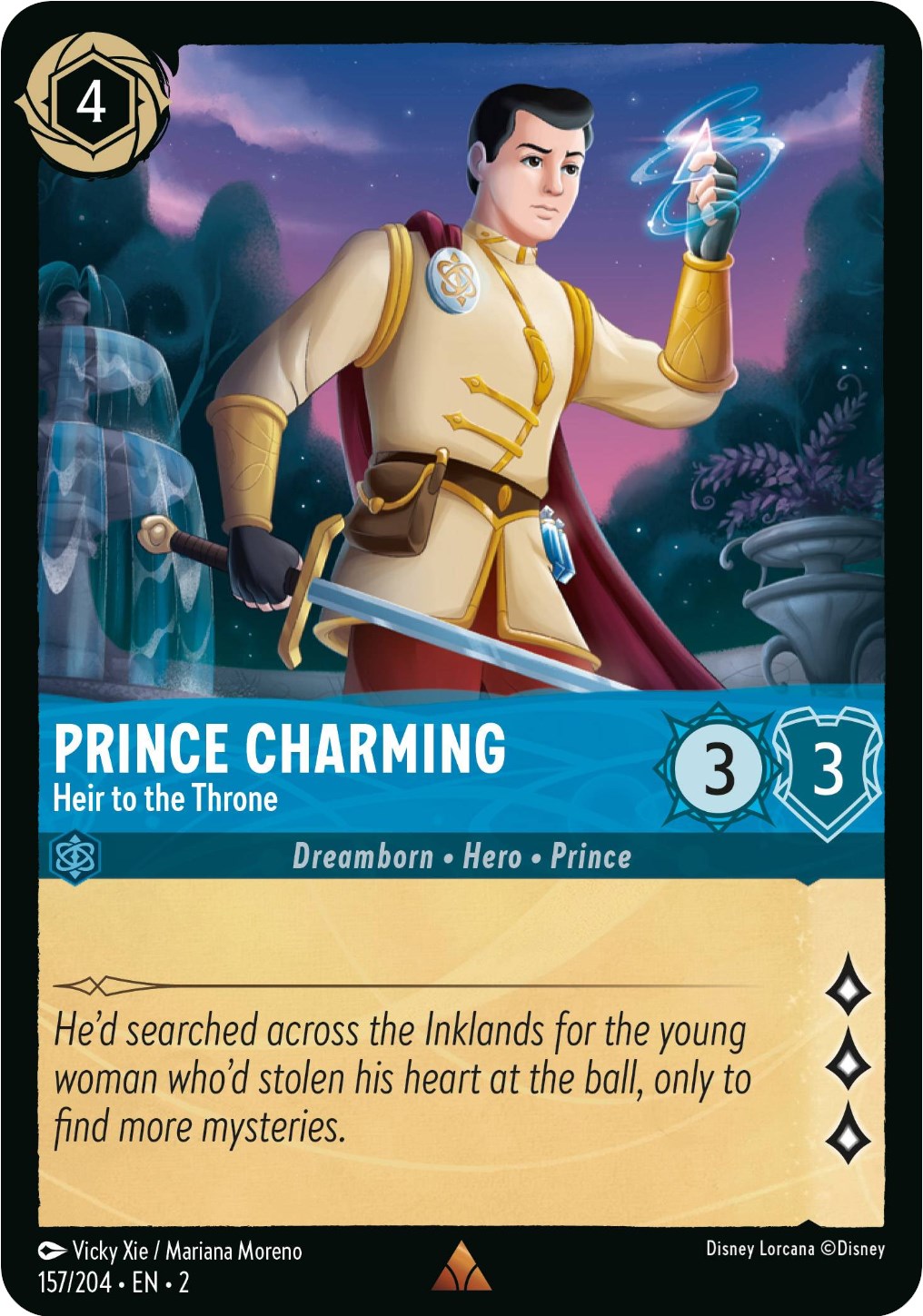 Prince Charming - Heir to the Throne (157/204) [Rise of the Floodborn] | Cards and Coasters CA