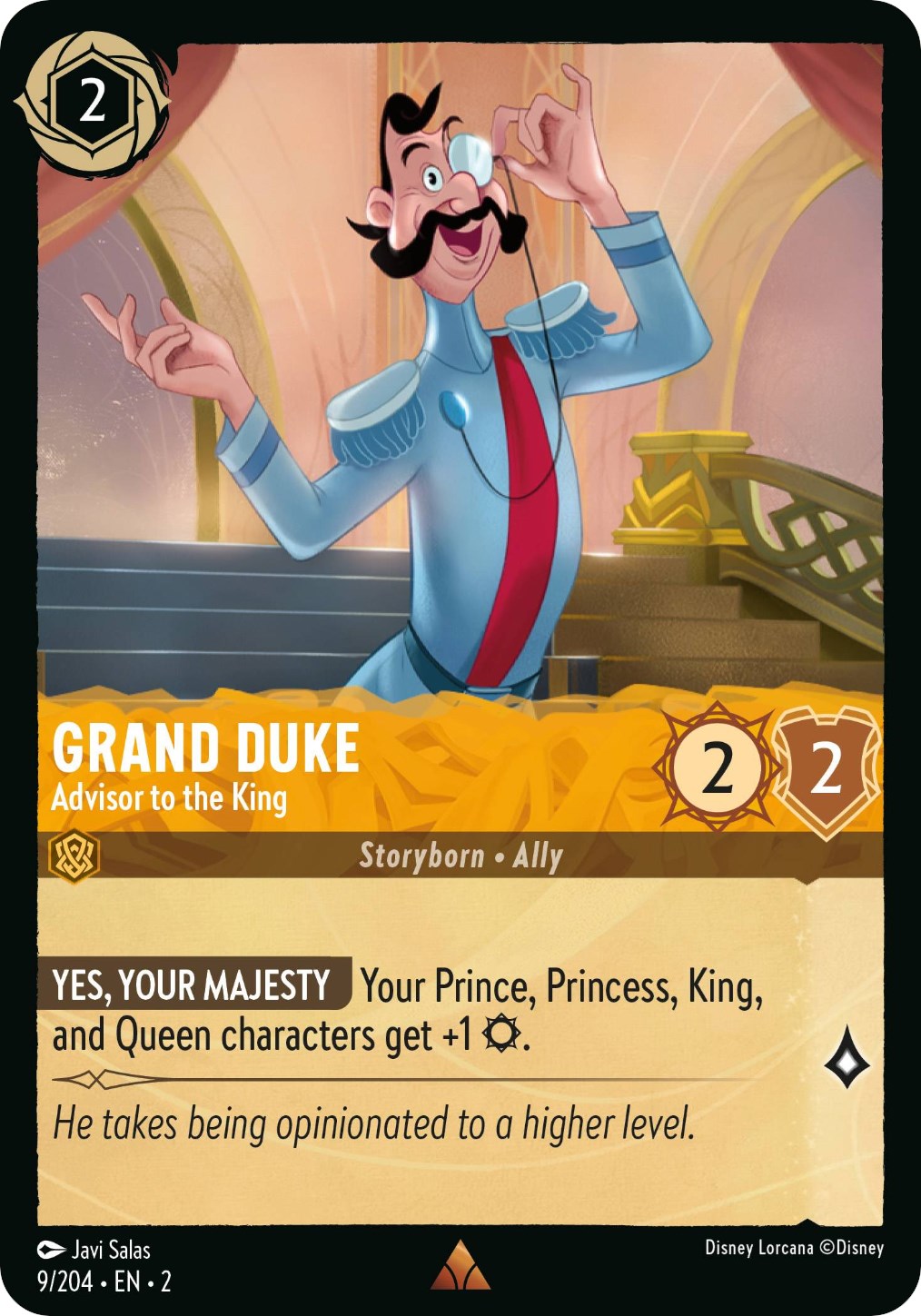 Grand Duke - Advisor to the King (9/204) [Rise of the Floodborn] | Cards and Coasters CA