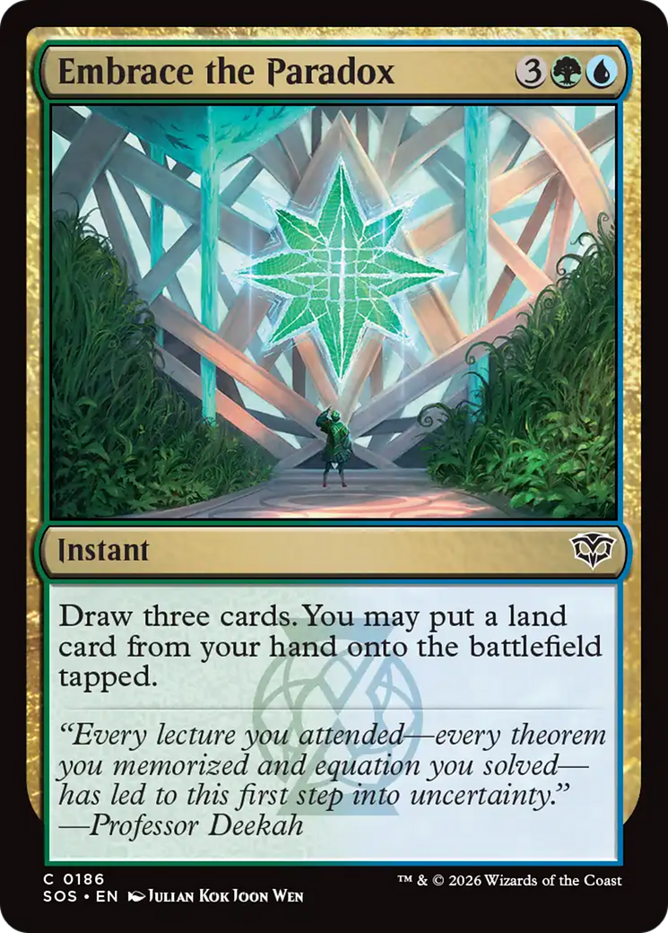 Embrace the Paradox [Secrets of Strixhaven] | Cards and Coasters CA
