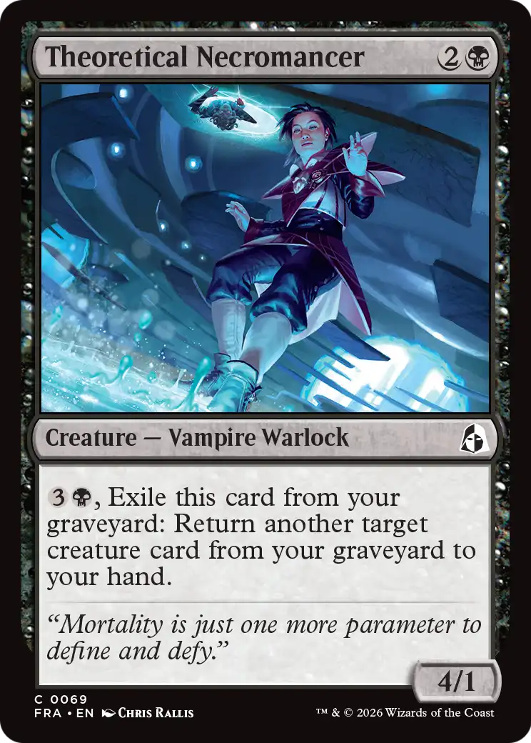 Theoretical Necromancer [Reality Fracture] | Cards and Coasters CA