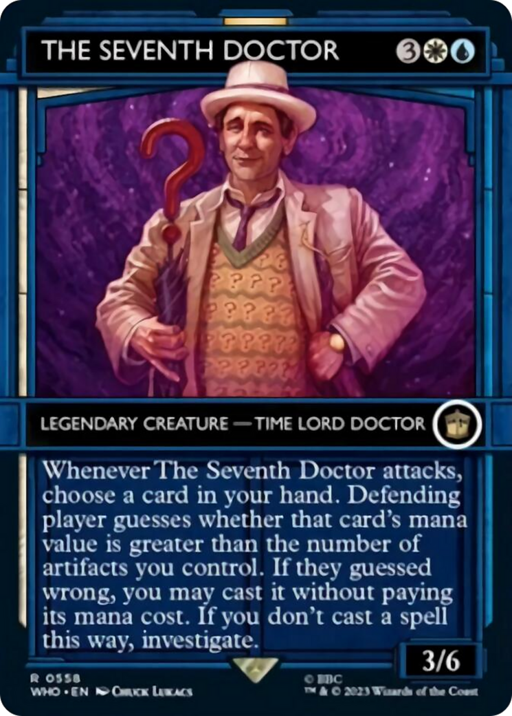 The Seventh Doctor (Showcase) [Doctor Who] | Cards and Coasters CA