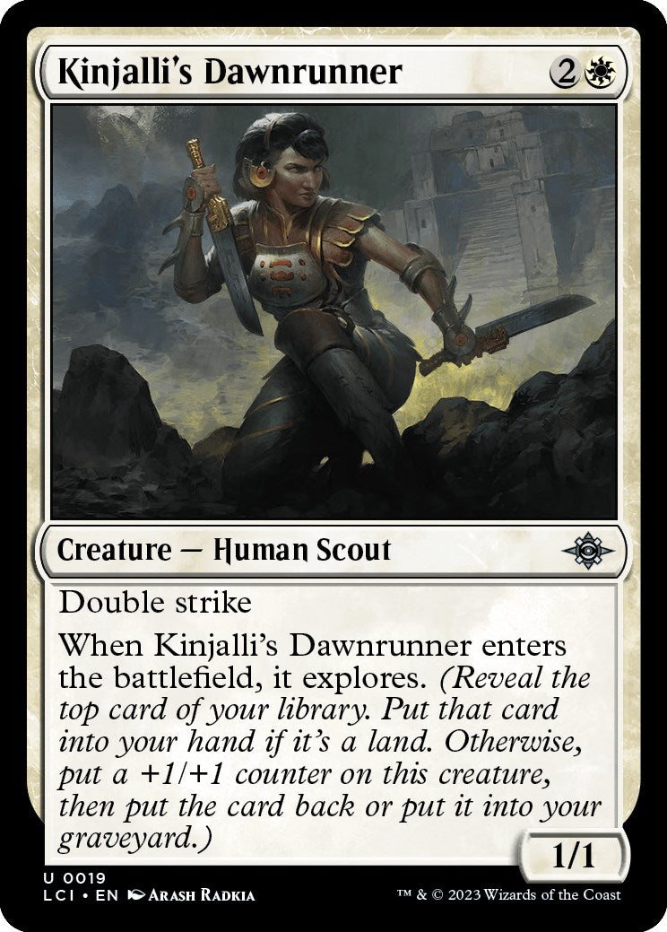 Kinjalli's Dawnrunner [The Lost Caverns of Ixalan] | Cards and Coasters CA