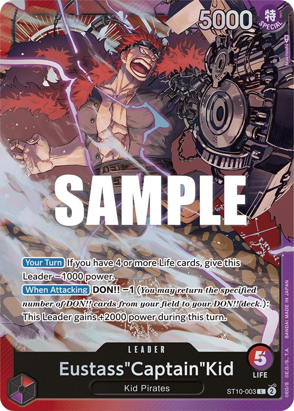 Eustass"Captain"Kid [Ultra Deck - The Three Captains] | Cards and Coasters CA