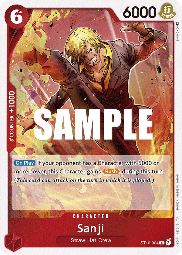 Sanji [Ultra Deck - The Three Captains] | Cards and Coasters CA